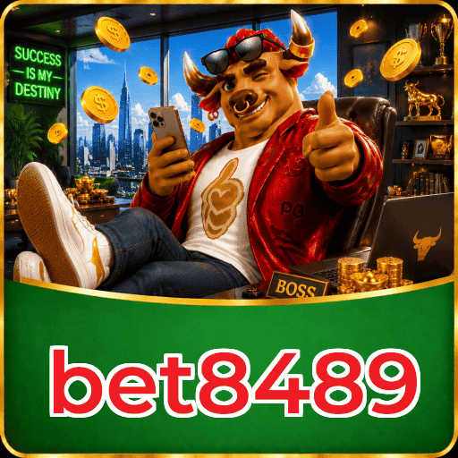 bet8489 Logo - Bônus com Rollover Justo